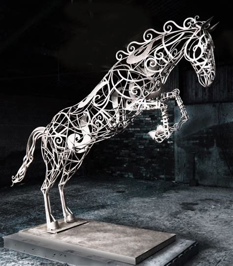 sheet metal welded animals|metal cutouts of animals.